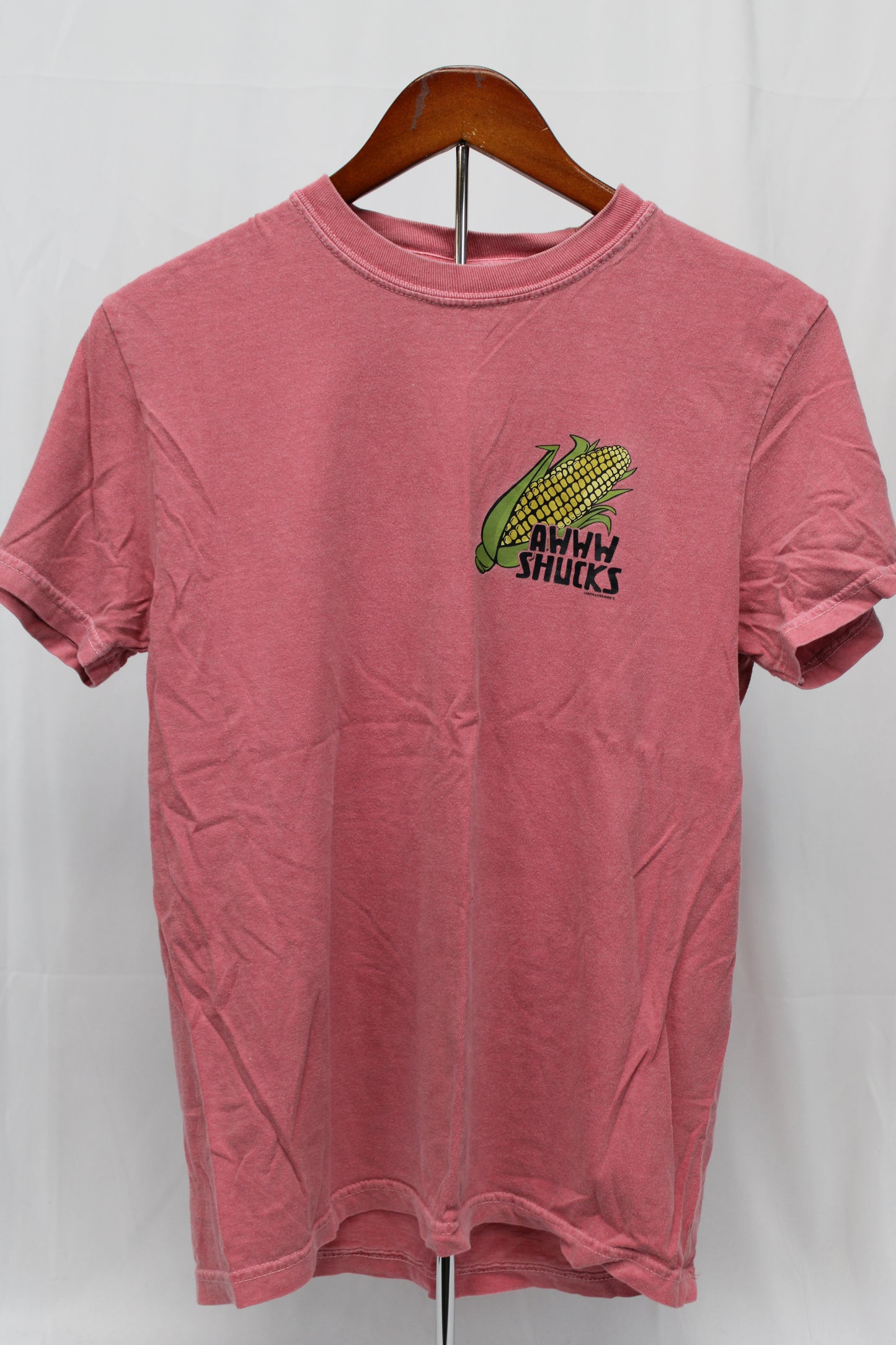 Comfort Colors Awww Shucks T-Shirt, Red, Women’s S