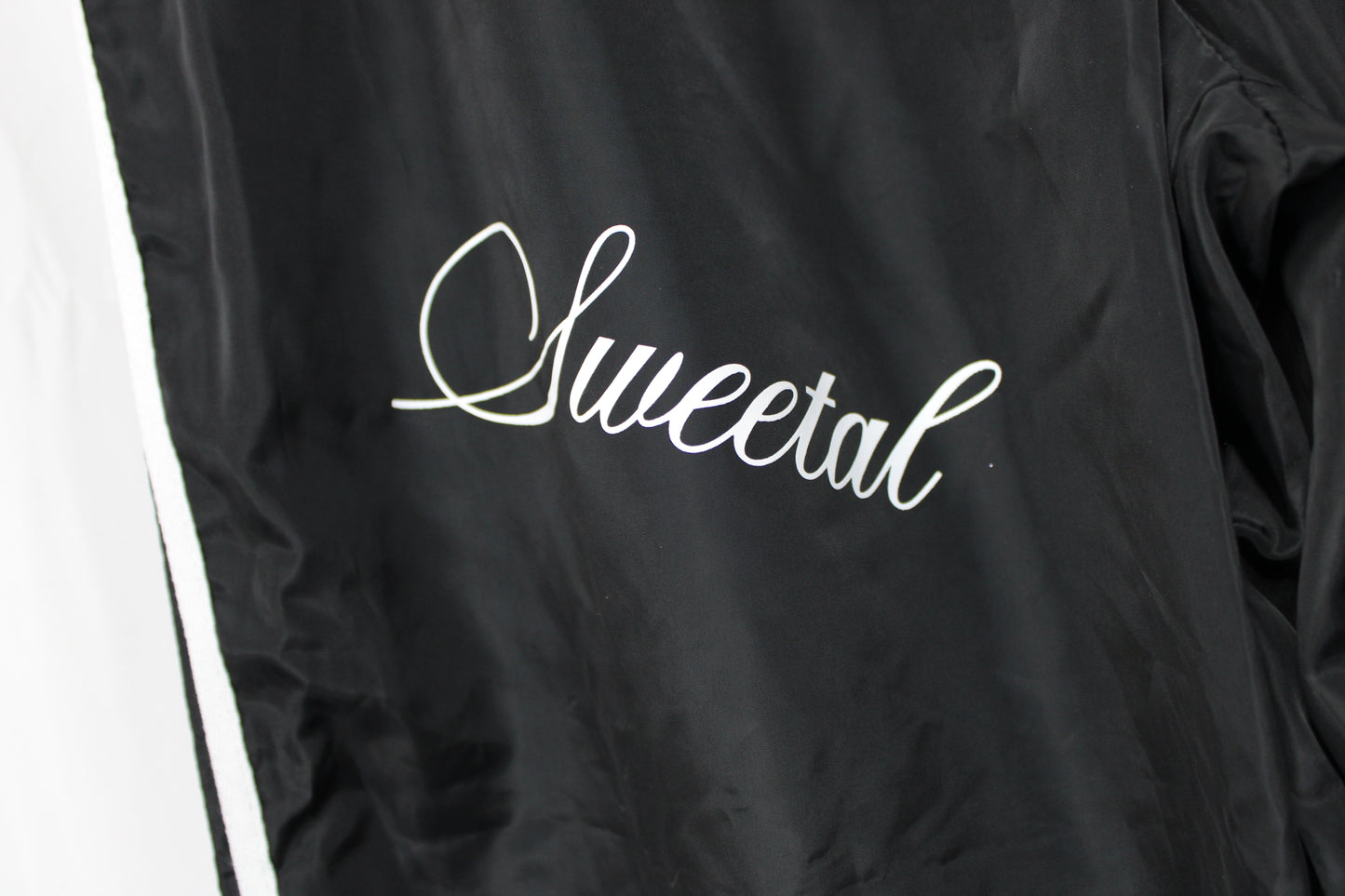 SHIEN Bow Sweatpants, Black/White, Women’s XL