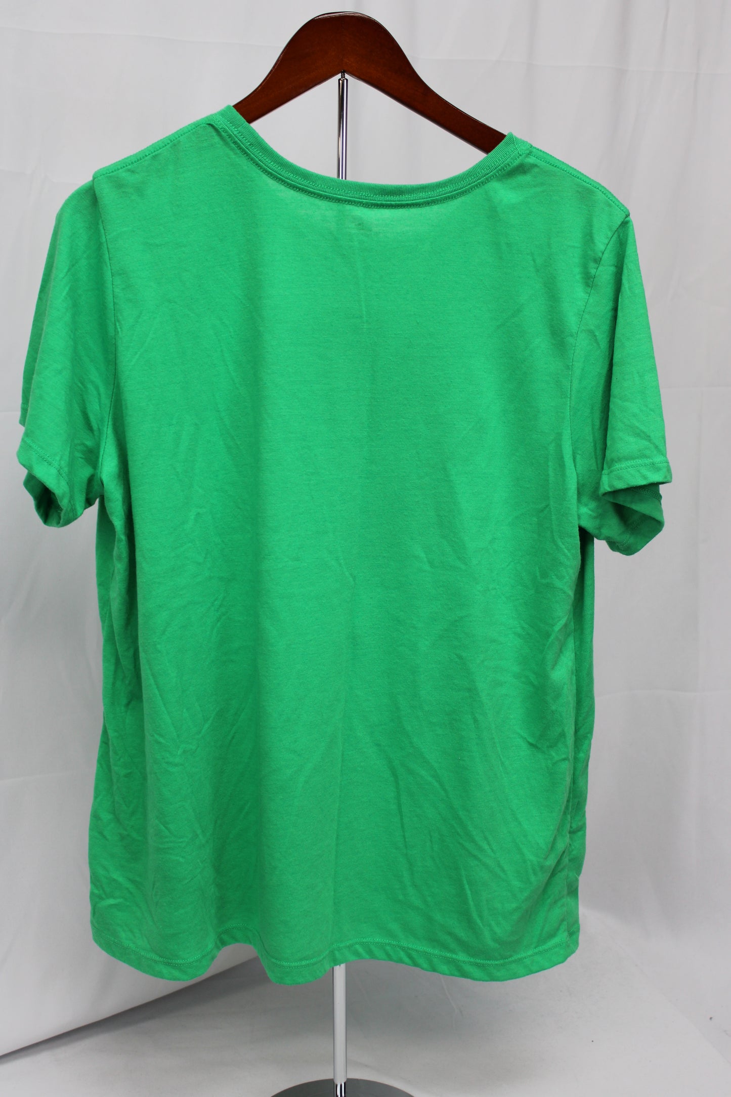 Celebrate! St. Patricks Day Lucky Four Leaf Clover T-Shirt, Green, Men’s XL
