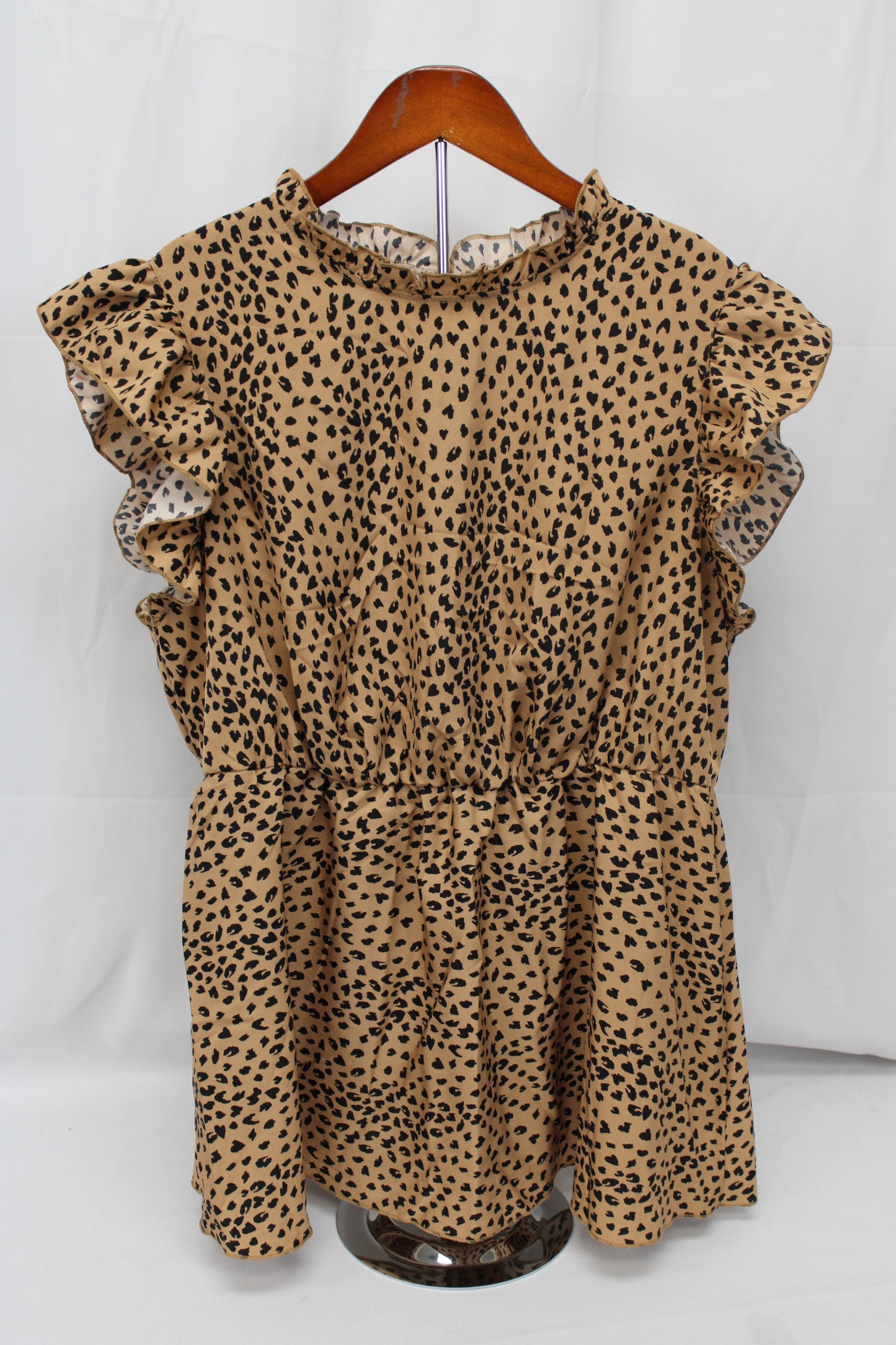 SHIEN Leopard Print Blouse, Women’s XL