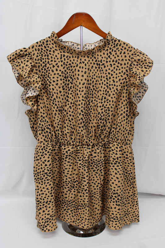 SHIEN Leopard Print Blouse, Women’s XL