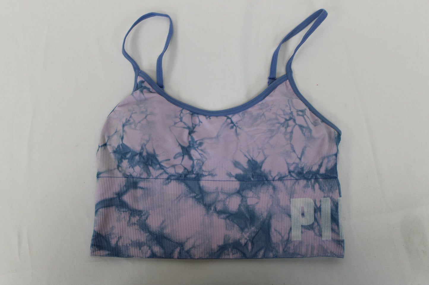 PINK Active Tie Dye Sports Bra, Purple, Women’s XS