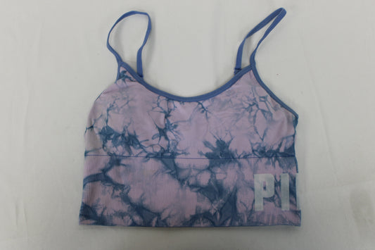 PINK Active Tie Dye Sports Bra, Purple, Women’s XS