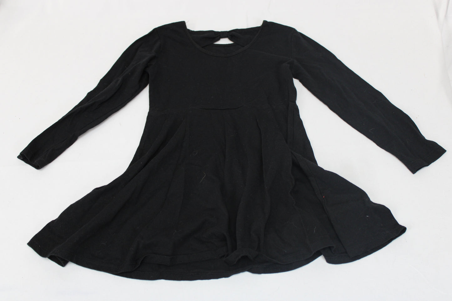 PLACE Long Sleeve Dress Black, Girls S
