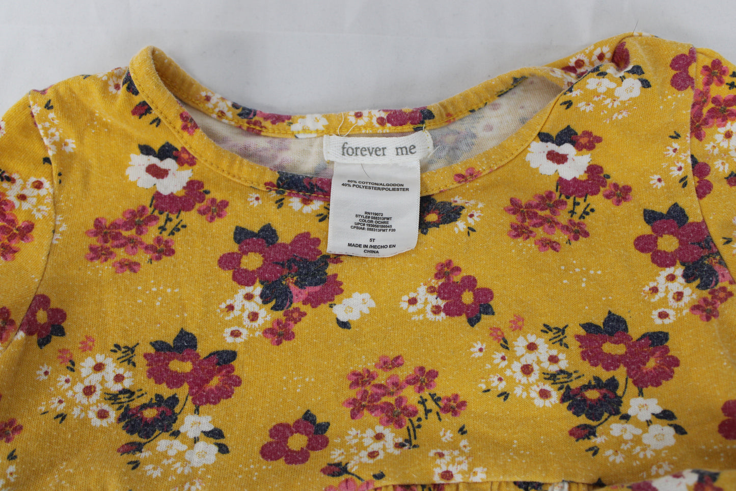 Forever Me Floral Print Dress, Girls 5T