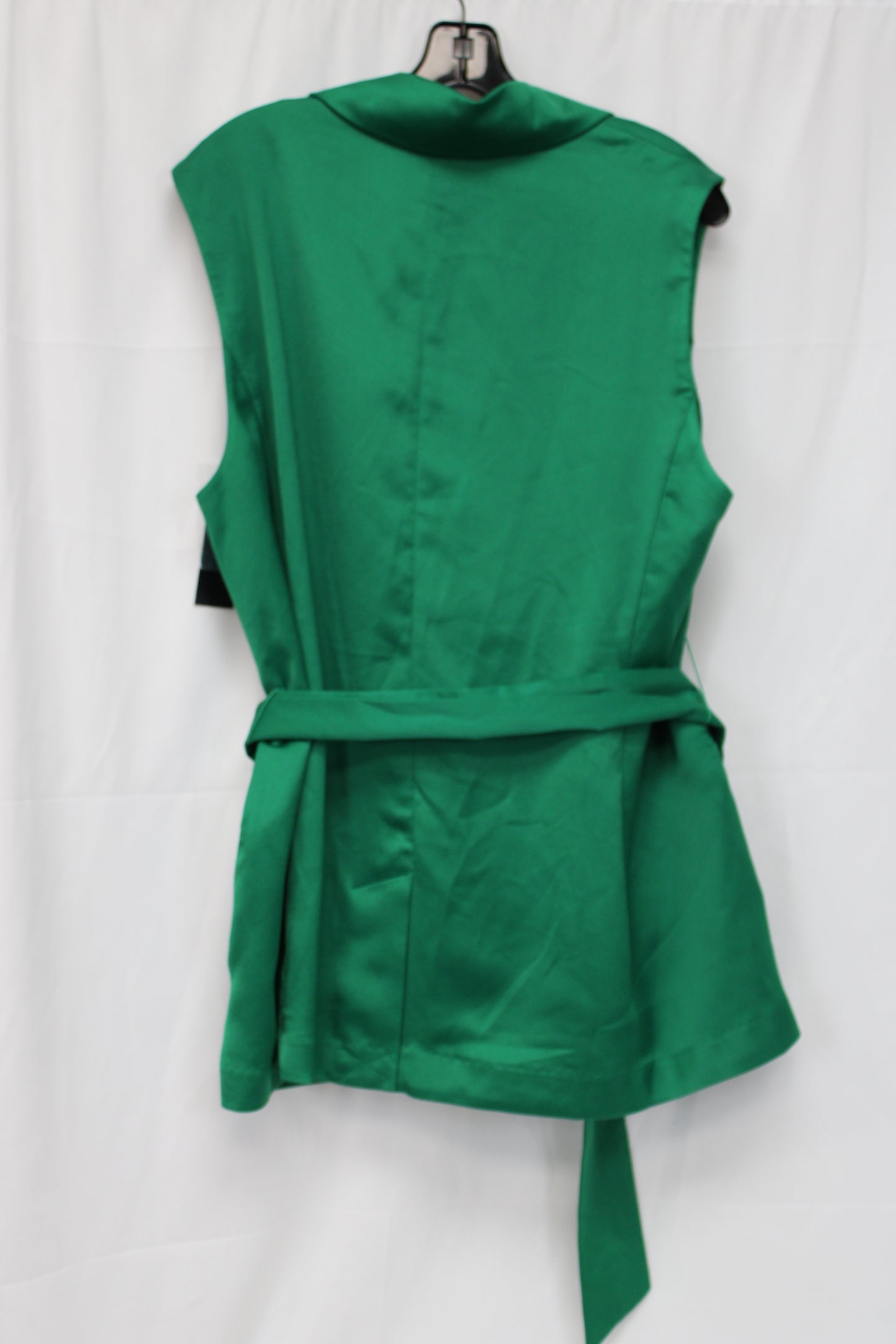 Worthington Luxury Belted Blazer, Green, Women’s XXL
