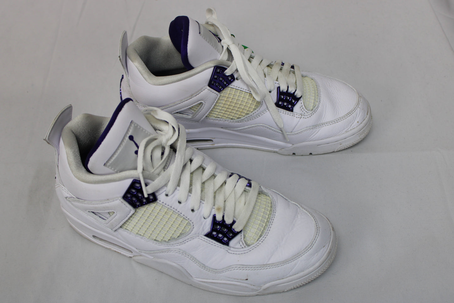 Jordan Retro 4 Metallic Purple Sneakers, Men’s 8.5