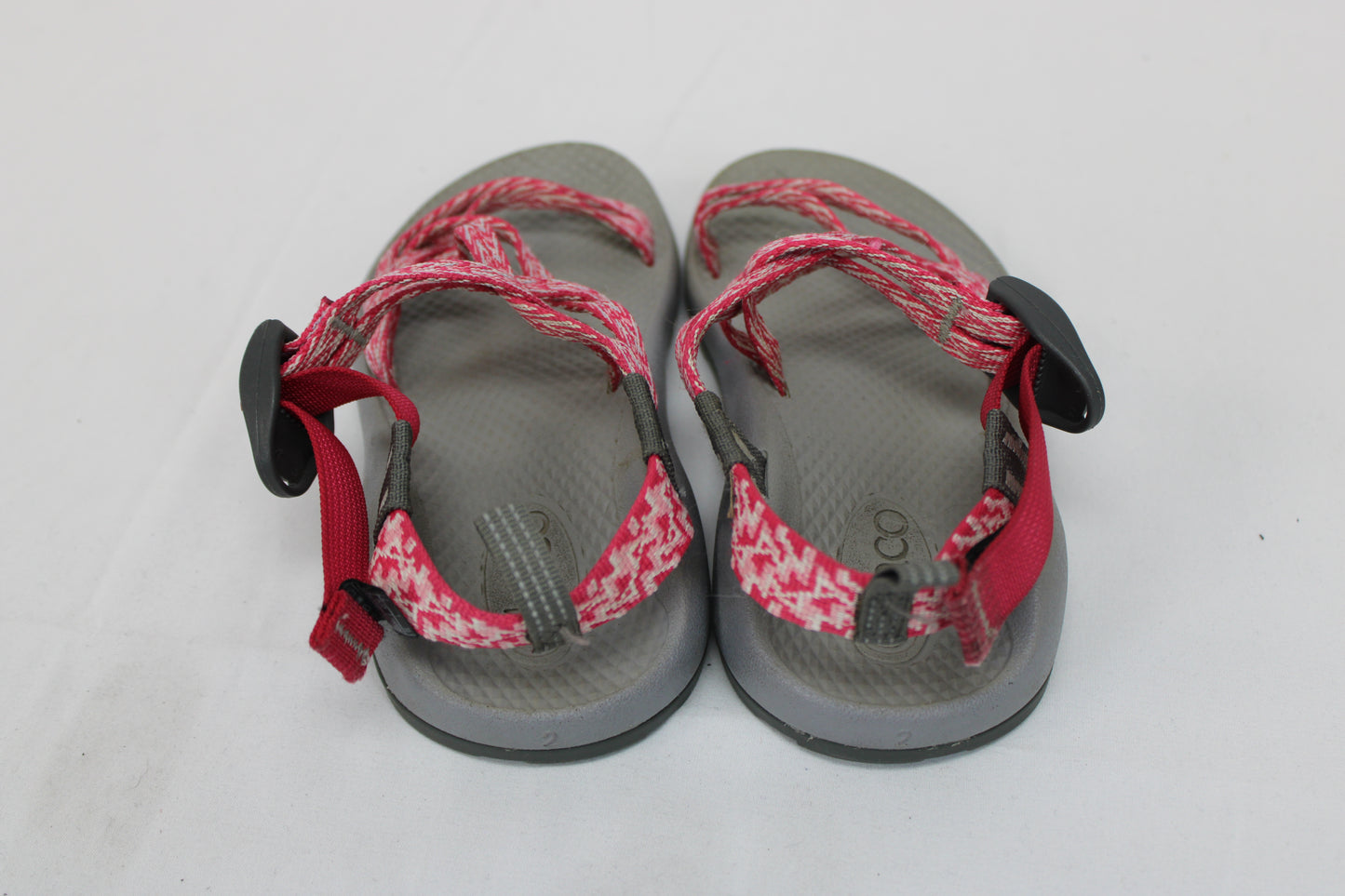 Chaco Sports Sandals, Pink/Gray, Youth 1