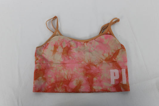 PINK Active Tie Dye Sports Bra, Orange, Women’s XS