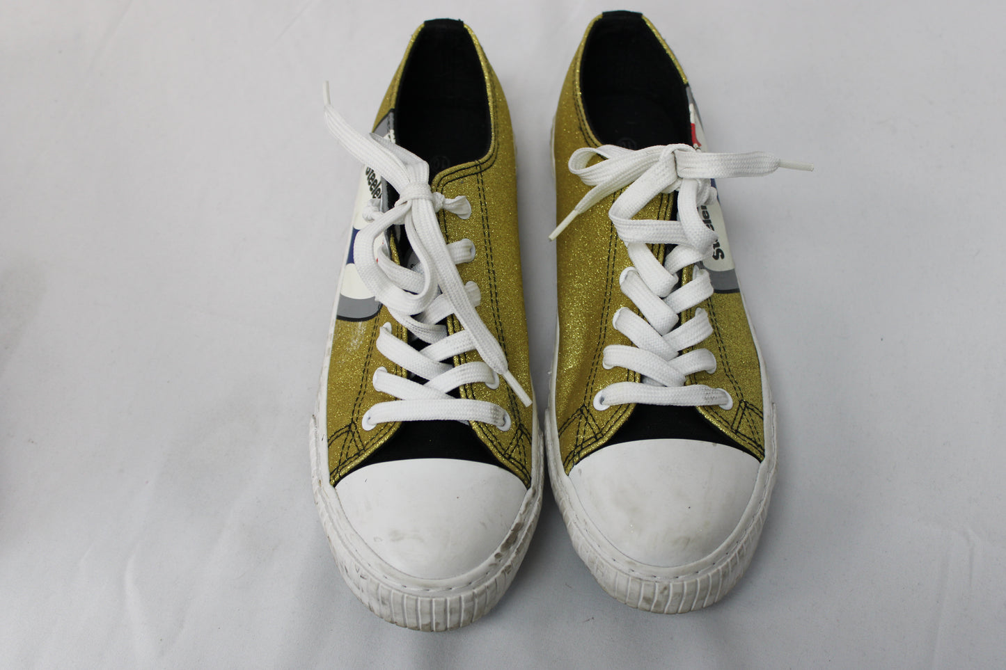 FOCO NFL Steelers Sneaker, Gold, Women’s 10