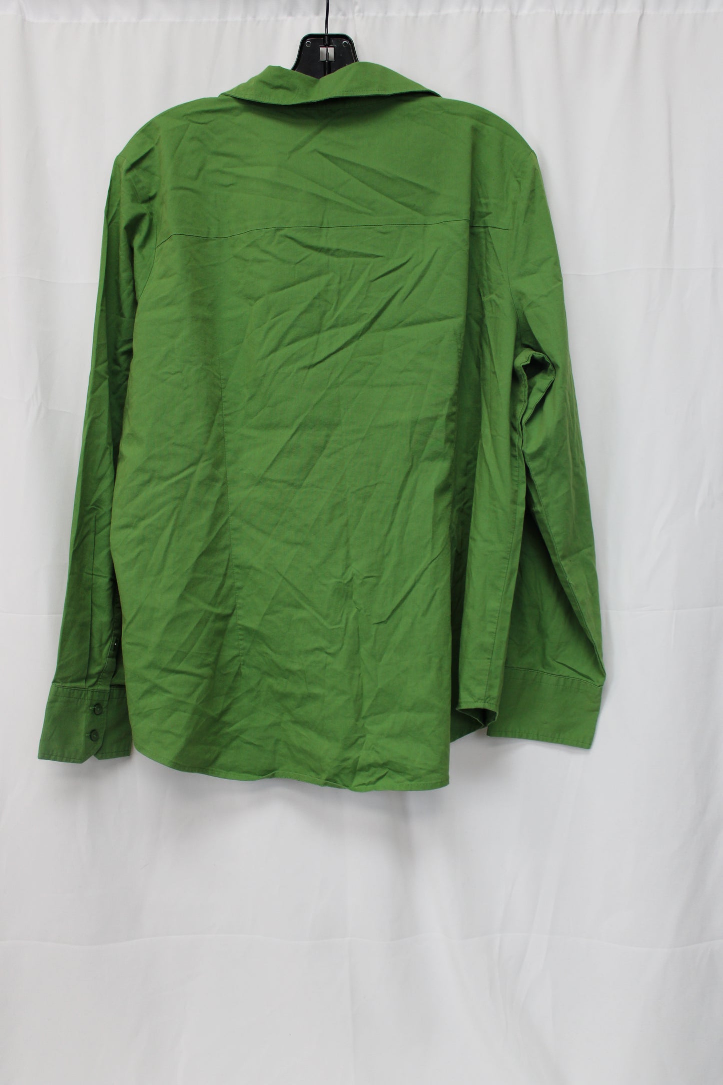 Worthington Long Sleeve Button Up Shirt, Green, Women’s XL
