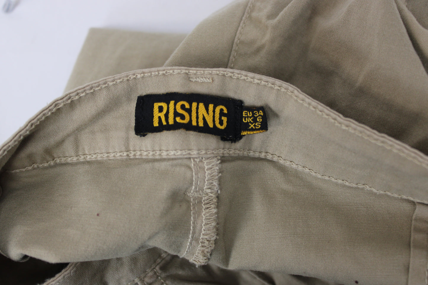 Rising Cargo Pants, Beige, Women’s XS