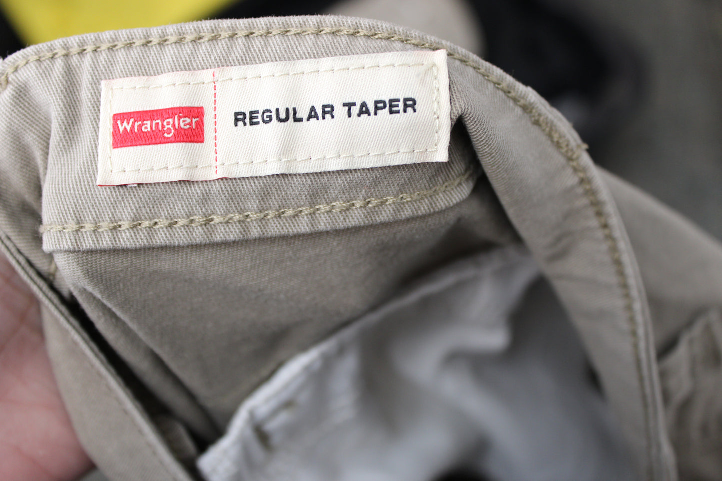 Wrangler Regular Taper Cargo Pants, Beige, Men’s 38/30