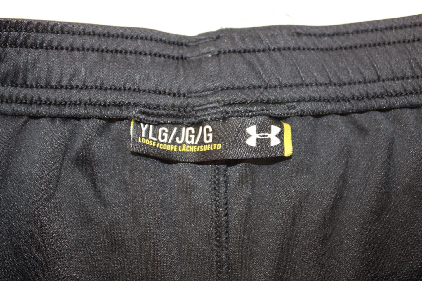 Under Armour Athletic Shorts, Black, Youth L