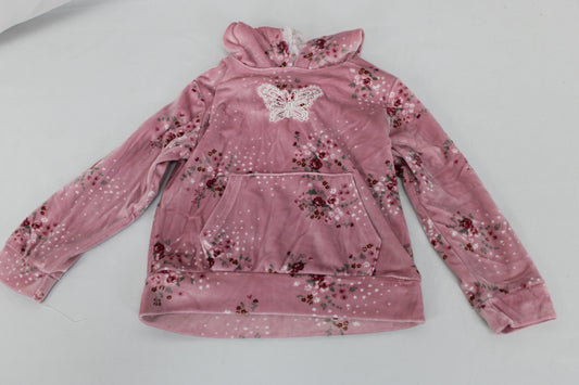 Nanette Lepore Butterfly Hoodie, Pink, Girls 4