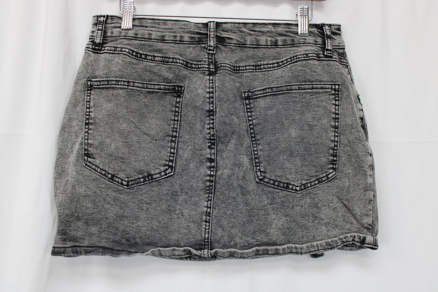 SHIEN Denim Skirt, Gray, Women’s XL