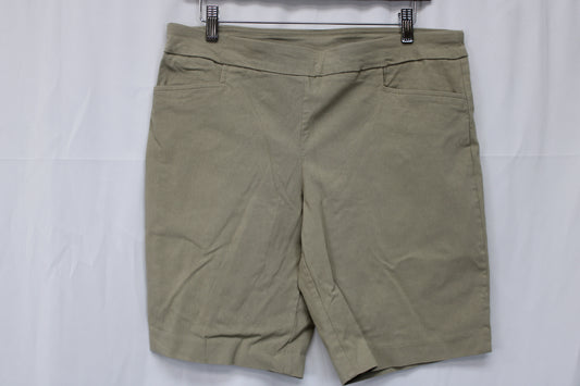 Time and Tru Khaki Shorts, Beige, L 12/14