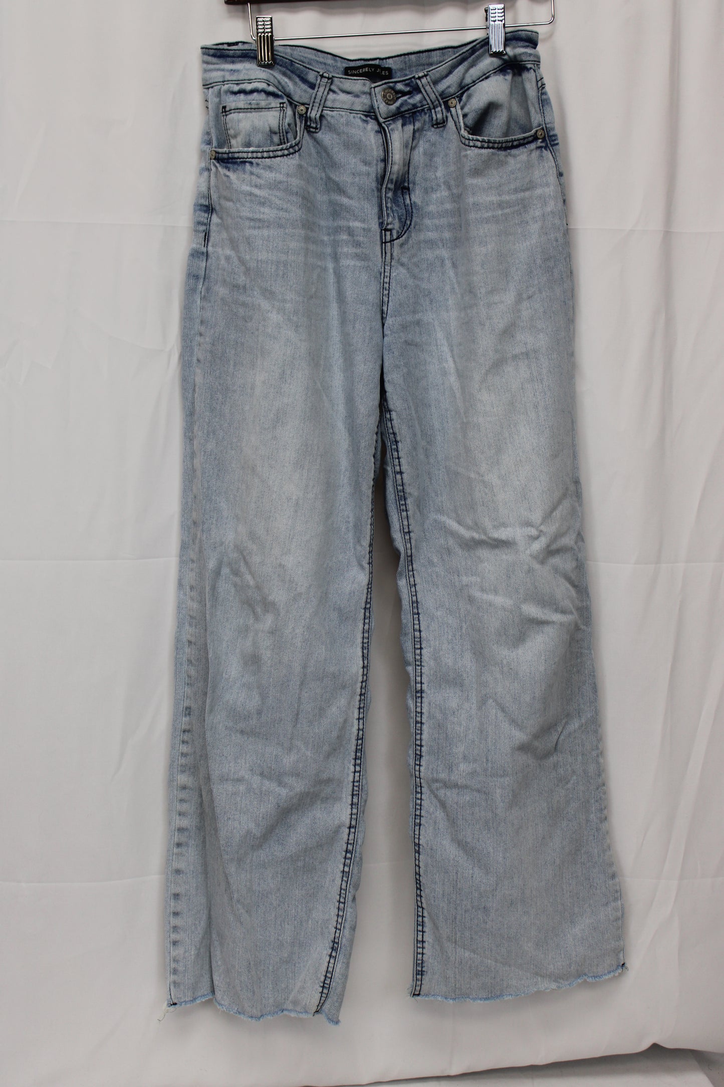 Sincerely Jules Light Wash Wide Leg Jeans, Women’s 7/28