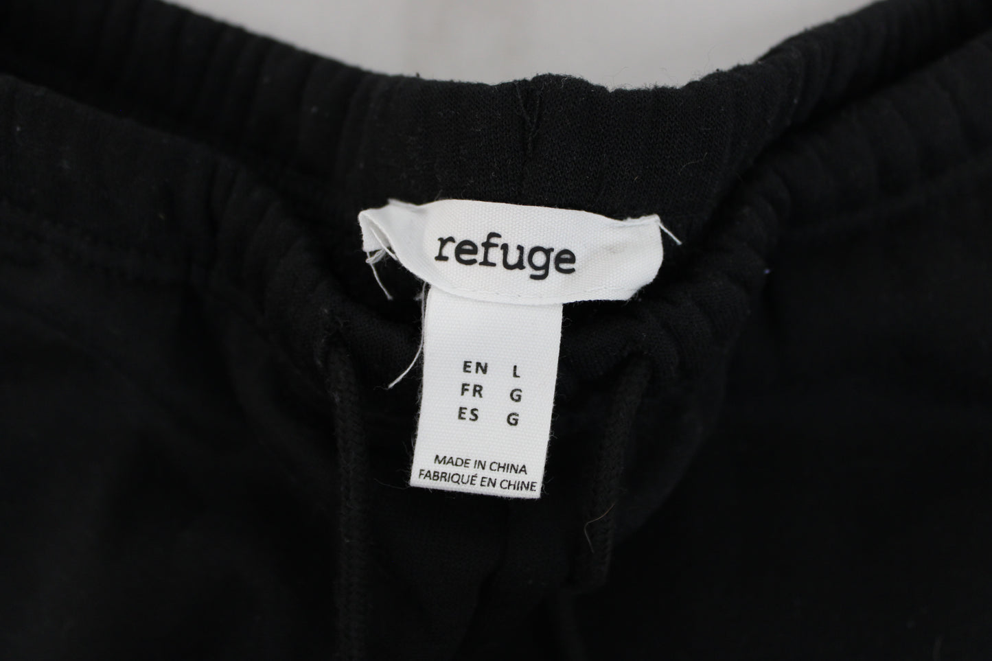 Refuge Drawstring Shorts, Black, Women’s L