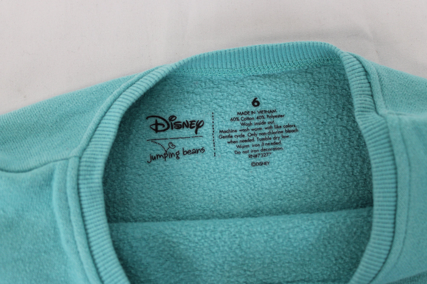 Disney Jumping Beans Minnie Mouse Sweater, Teal, Girls 6