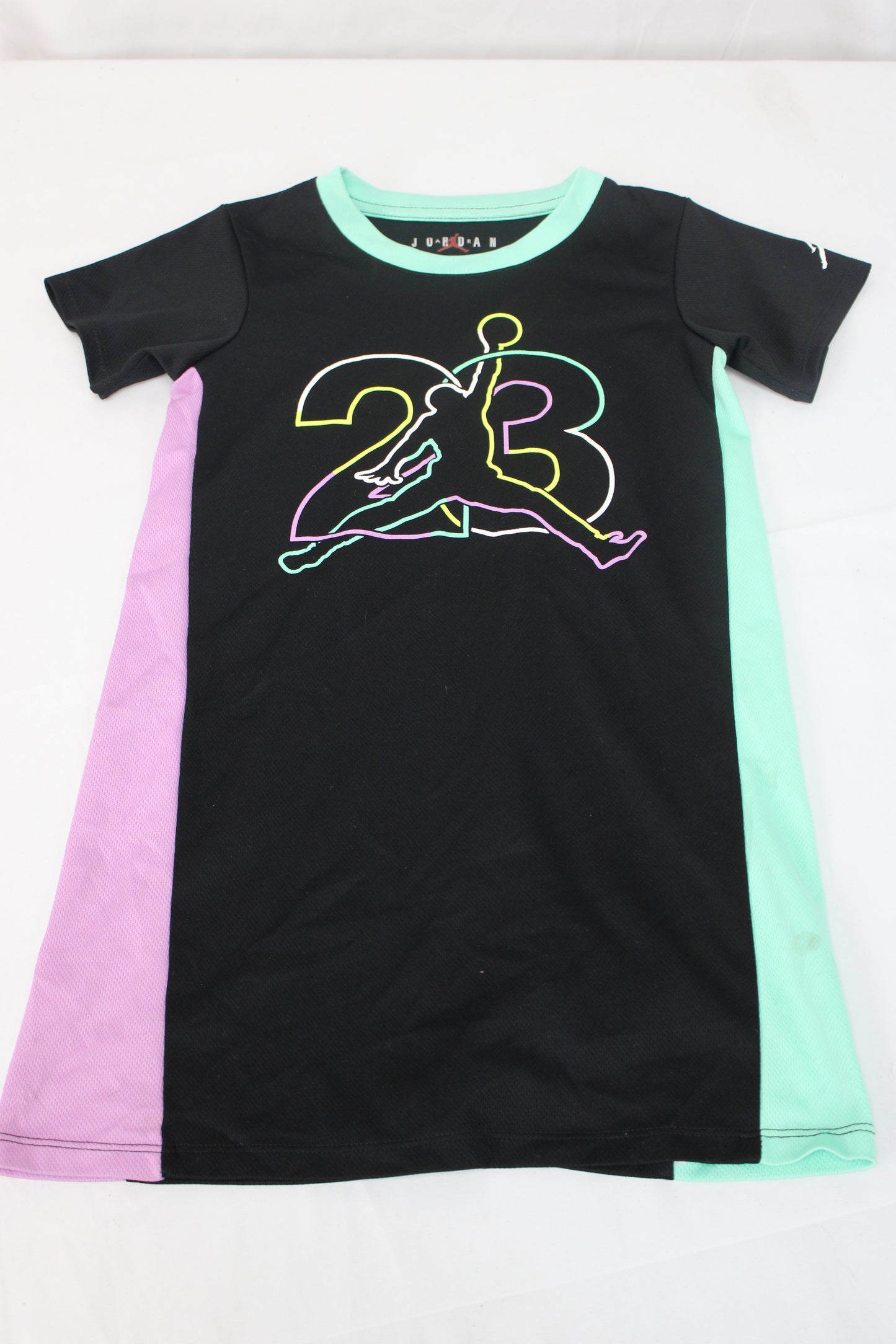 Jordan 23 Color Block Wicking T-Shirt, Black, Youth S