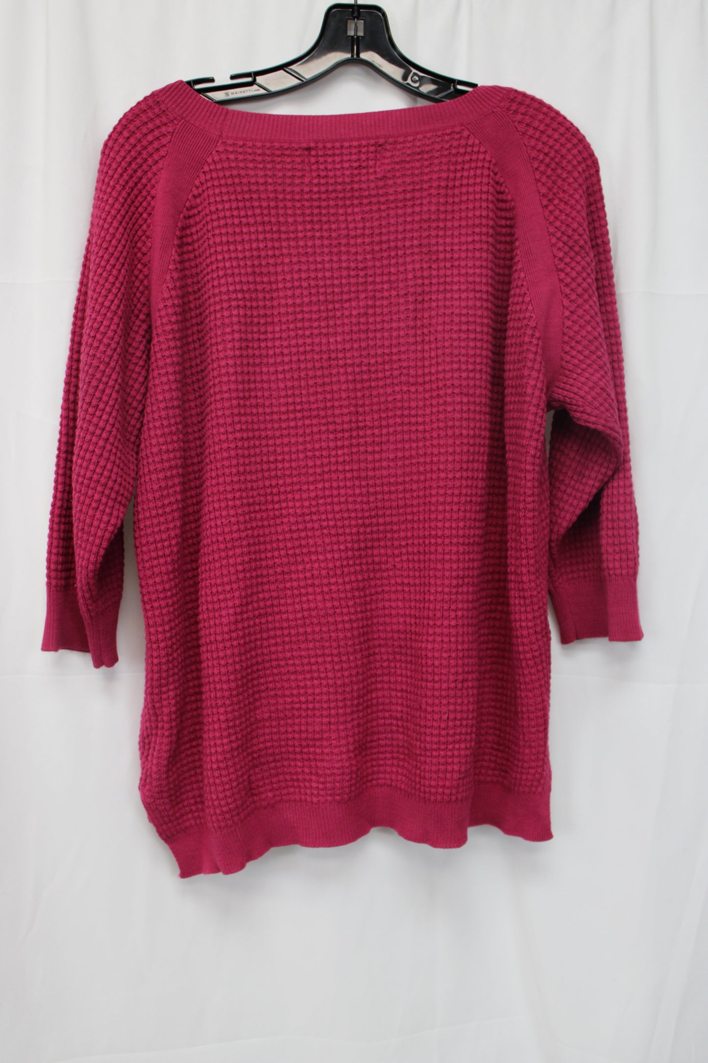 Avenue Design Quarter Length Sleeve Sweater, Pink, Women’s M