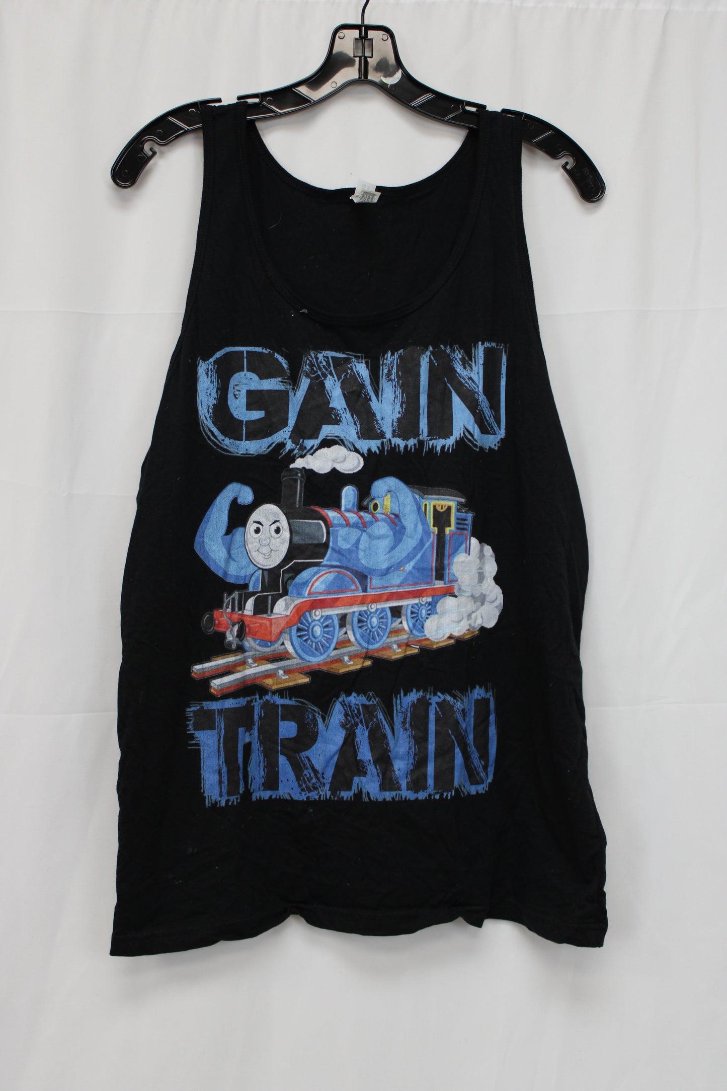 Bella & Canvas Gain Train Tank Top, Black, Men’s L