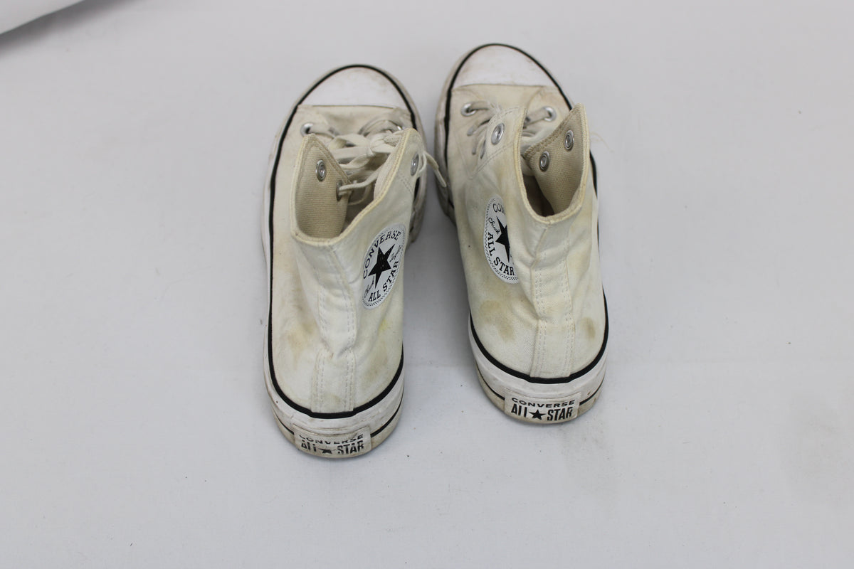 Converse Chuck Taylor All Star Platform High-Tops, Off White, Women’s 8.5