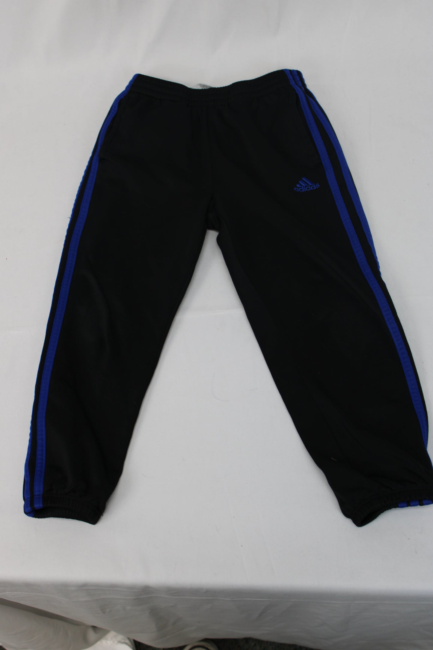 Adidas Sweatpants, Black/Blue, Boys 6