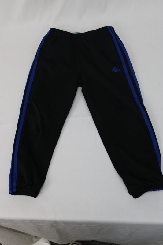 Adidas Sweatpants, Black/Blue, Boys 6