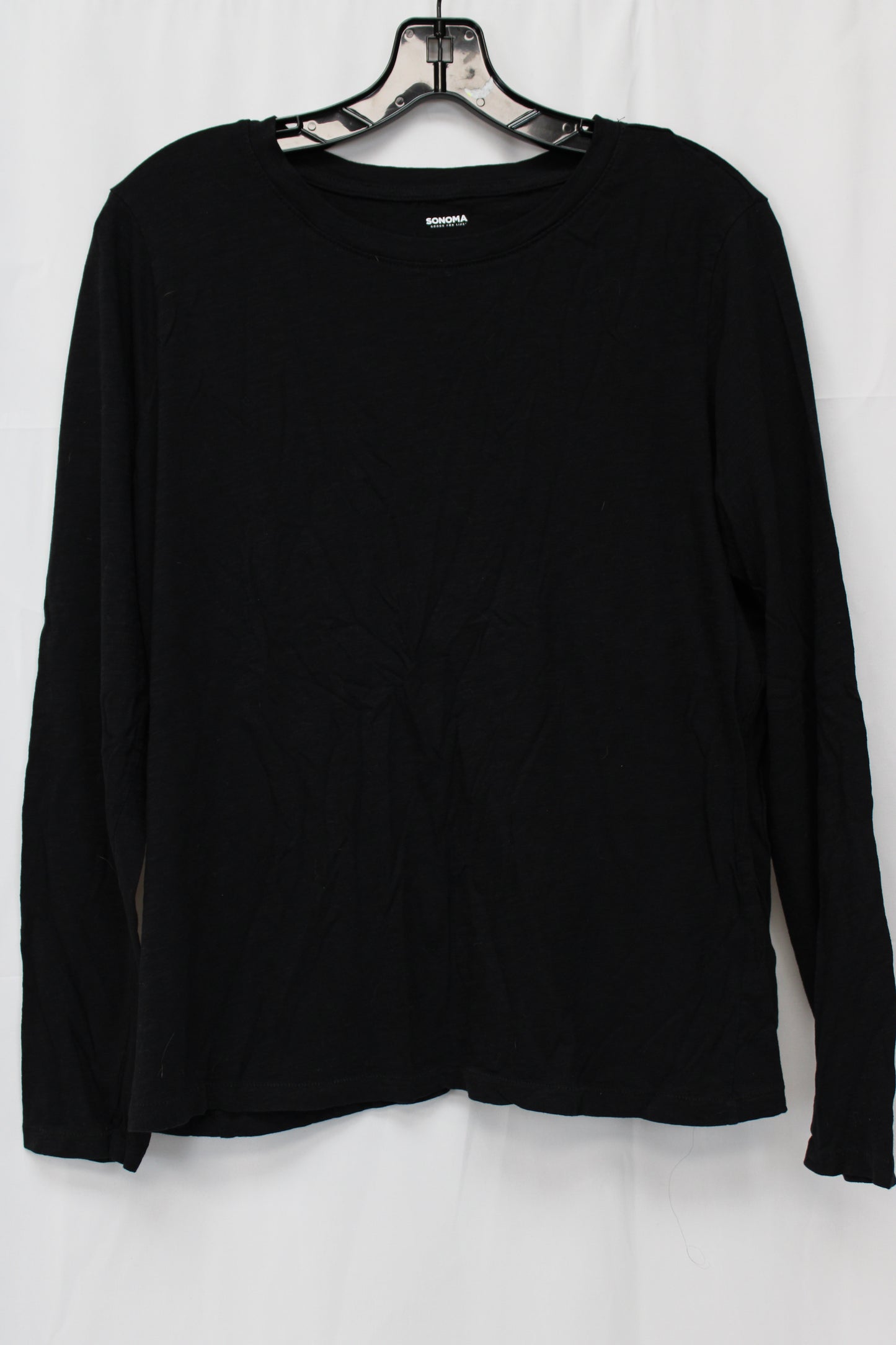 Sonoma Everyday Long Sleeve T-Shirt, Black, Men’s L