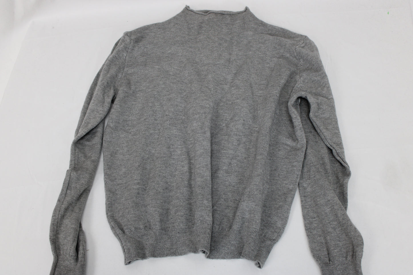 Tera Vera Long Sleeve Mock Neck Sweater, Gray, Youth L