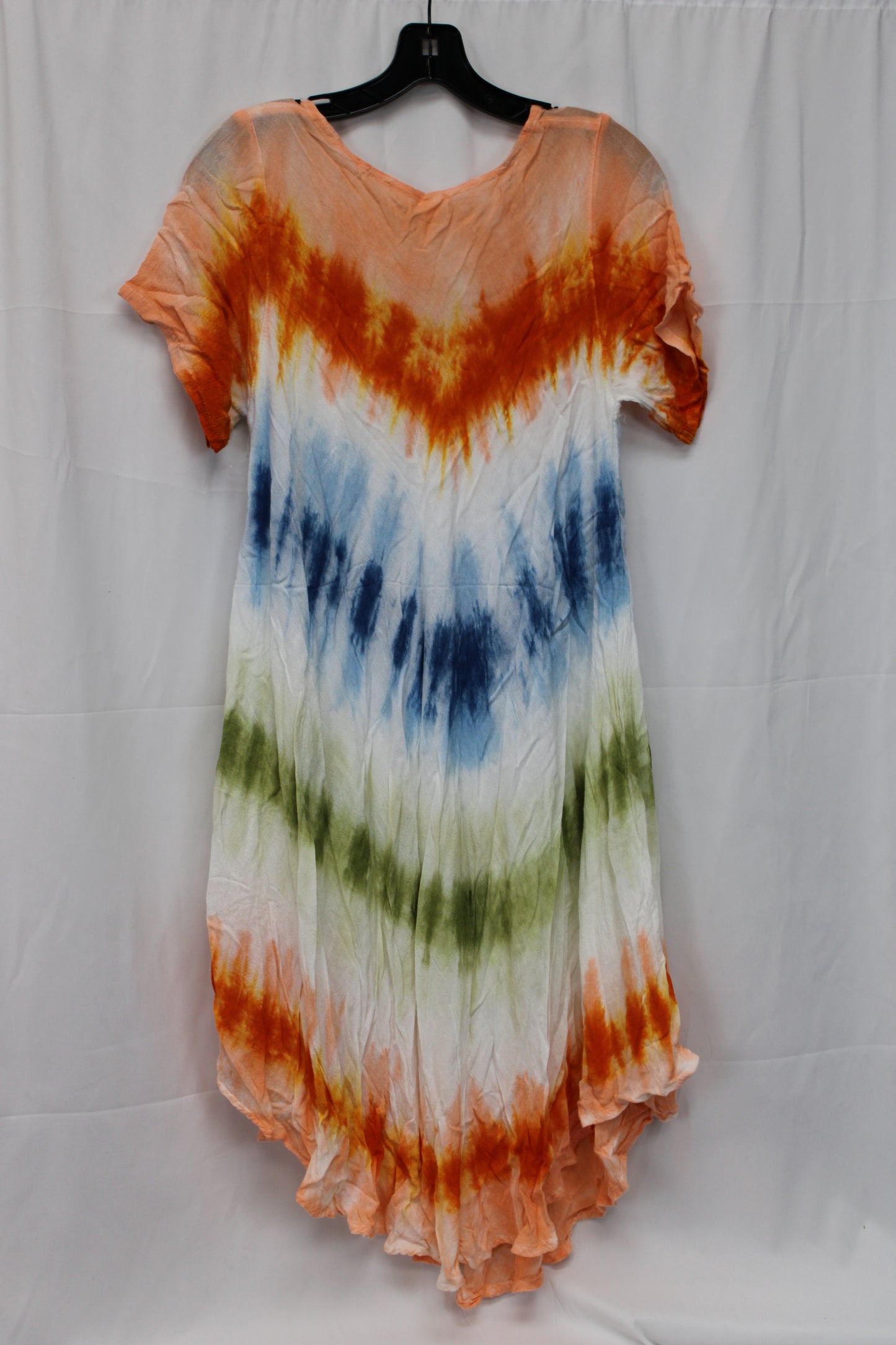 Shoreline Short Sleeve Tie Dye Dress, Women’s One Size Fits Most