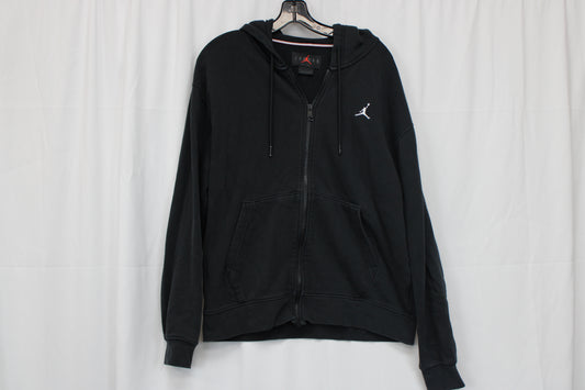 Nike Jordan Zip Up Hoodie, Black, Men’s M