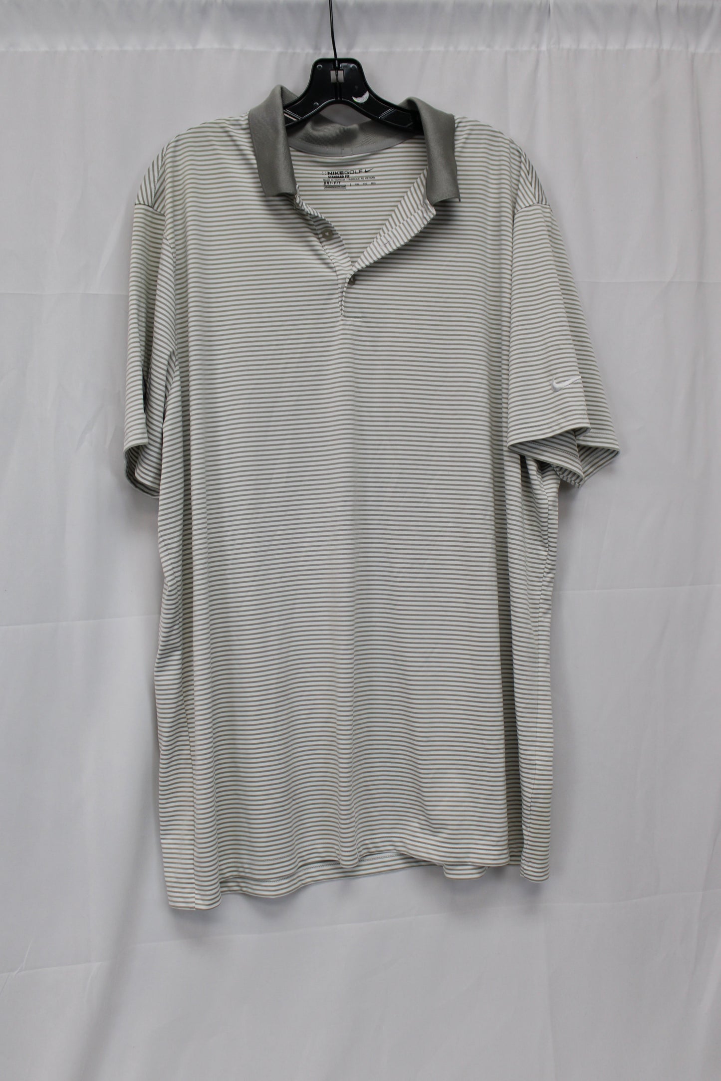 Nike Golf Standard Fit Dri-Fit Polo, Gray, Men’s XXL