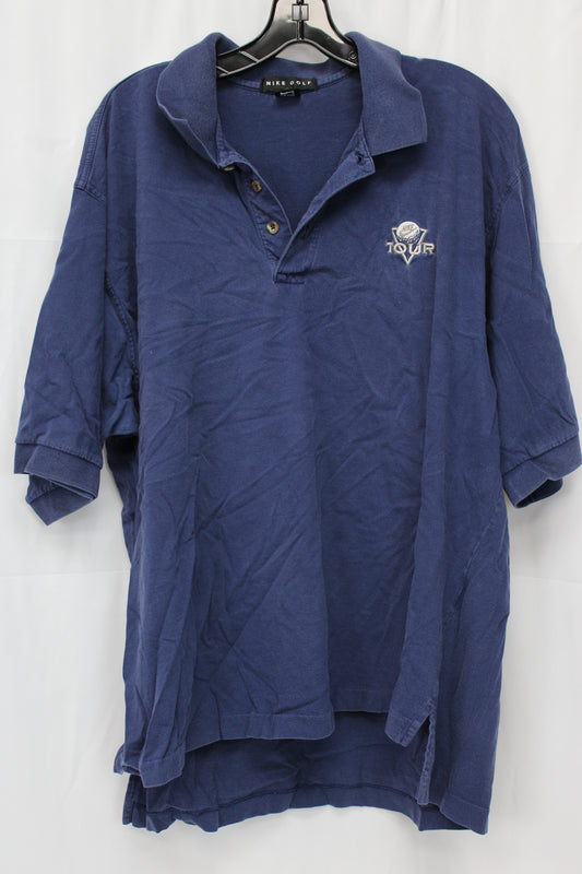 Nike Golf Short Sleeve Polo Shirt, Navy, Men’s XL