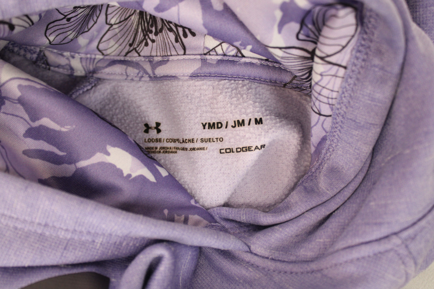 Under Armour Hoodie, Purple, Youth M
