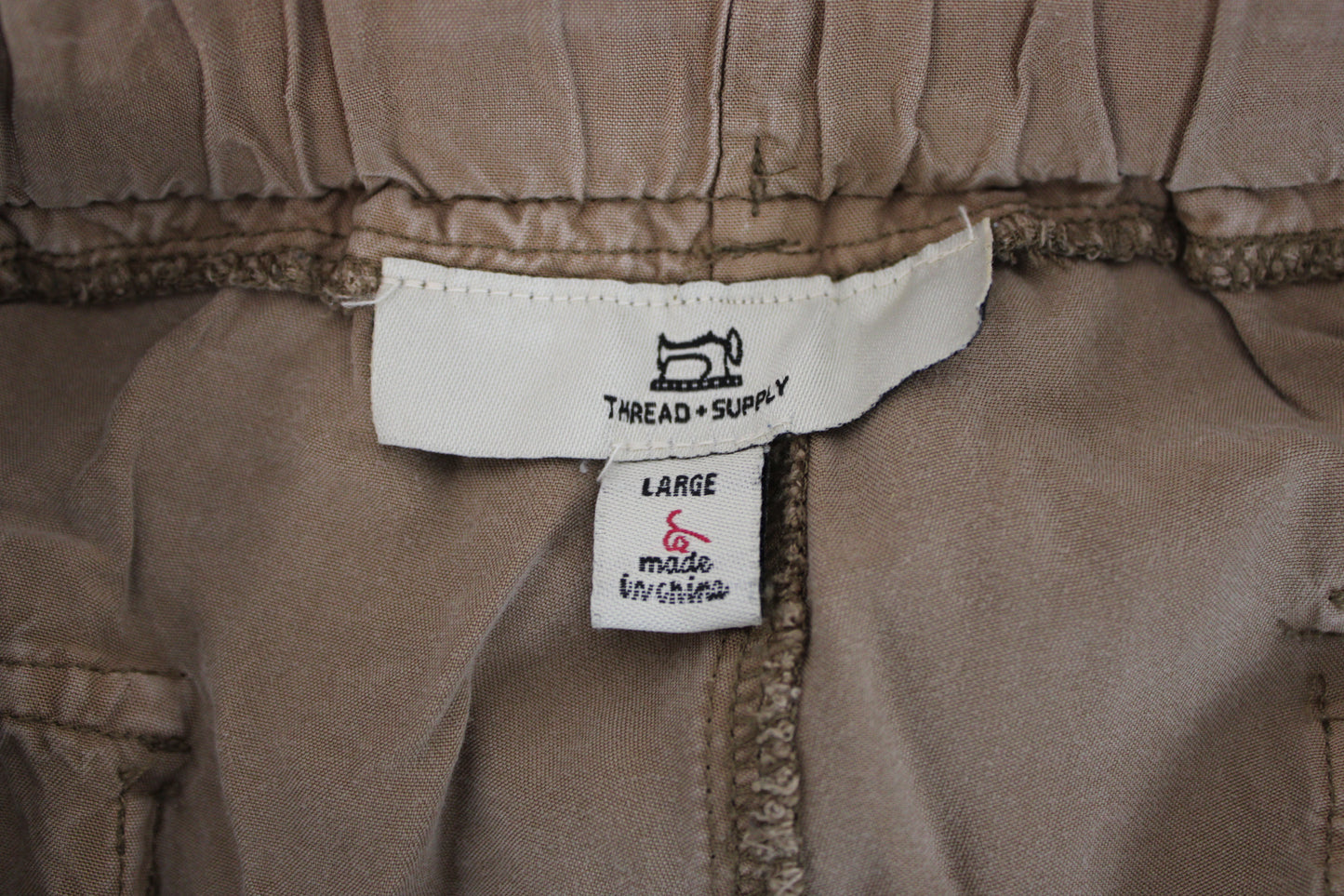 Thread & Supply Cargo Pants, Beige, Women’s L