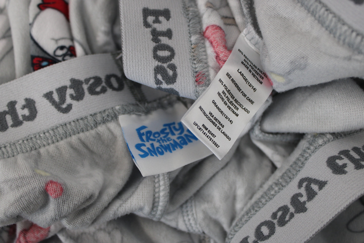 Frosty the Snowman Fleece Pajama Pants, Women’s L 12/14
