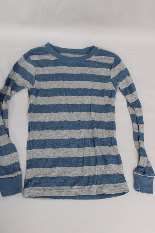 Carter’s Striped Long Sleeve Shirt, Blue/Gray, Youth S
