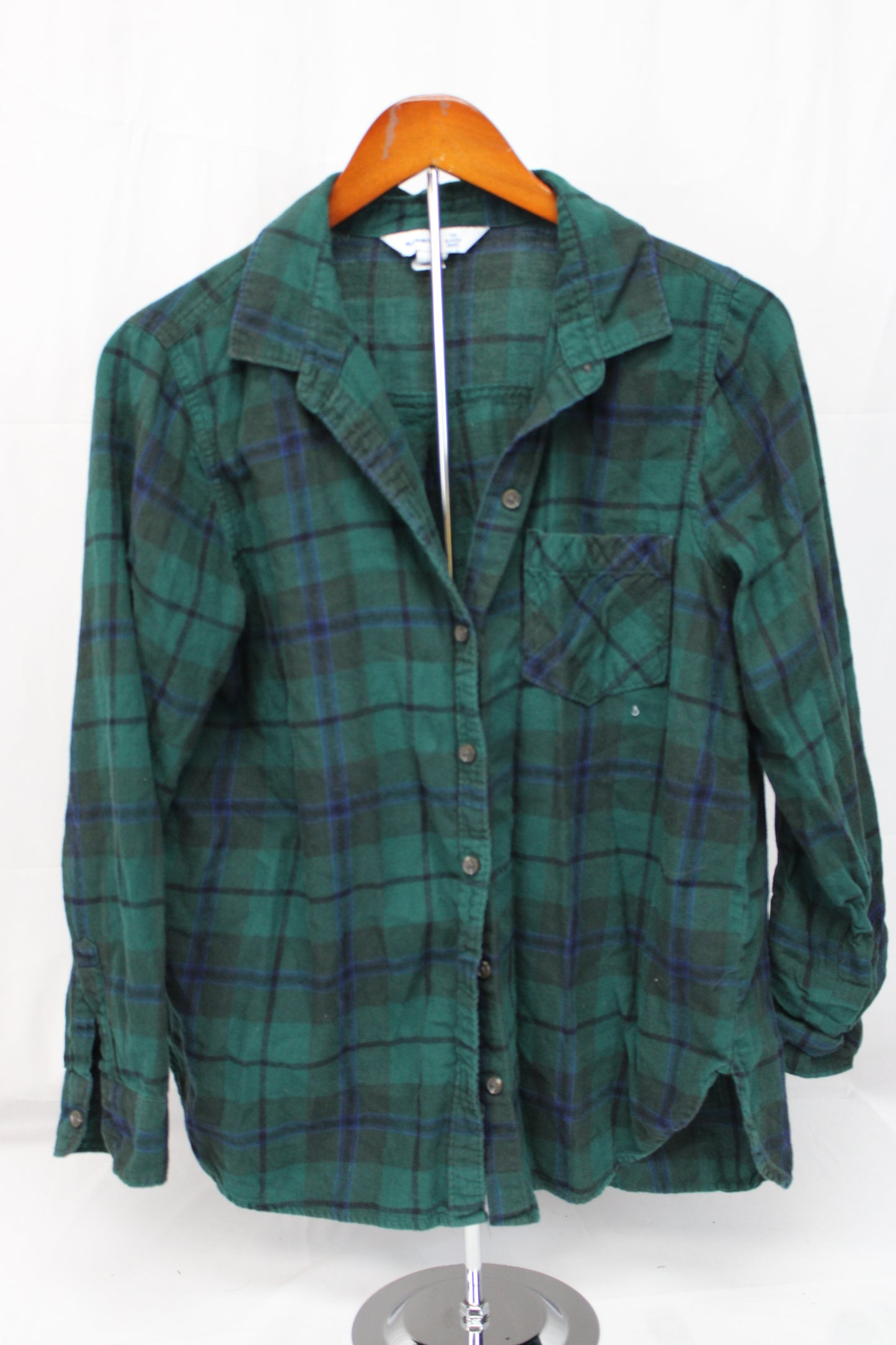 Old Navy Flannel, Green, Mens L