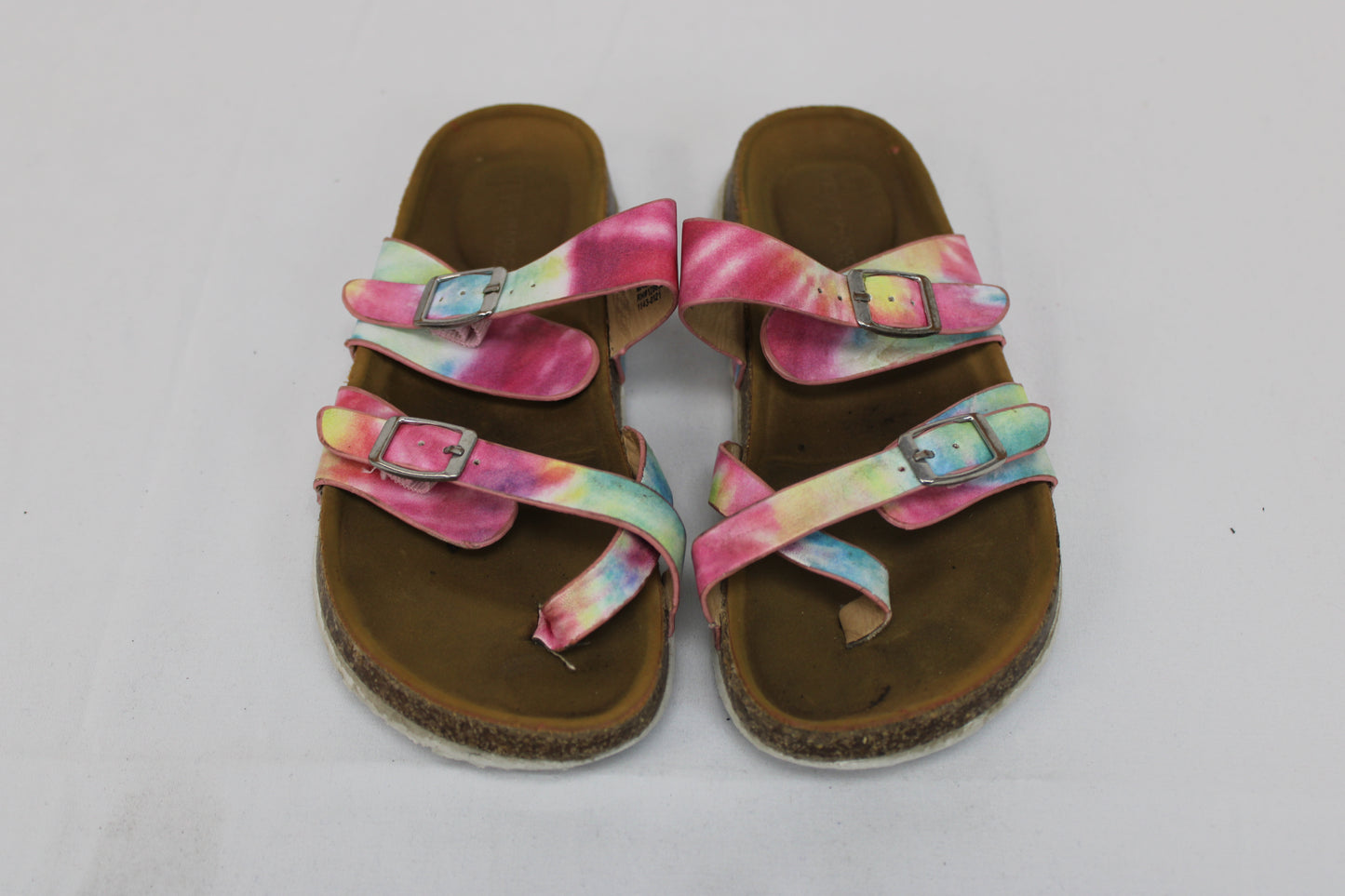 Steve Madden Tie Dye Strappy Sandals, Youth 2