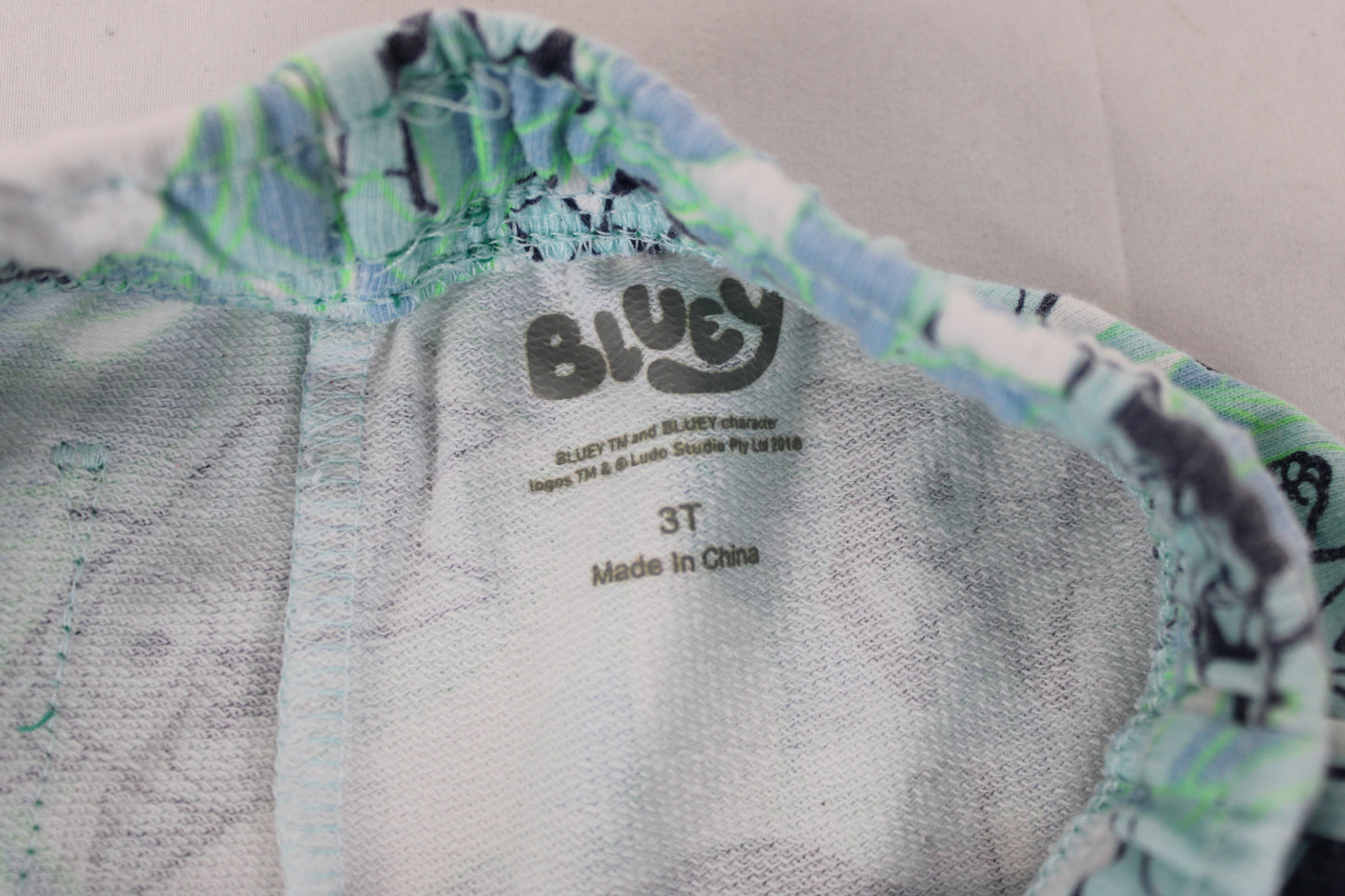Bluey Shorts, Blue, Boys 3T