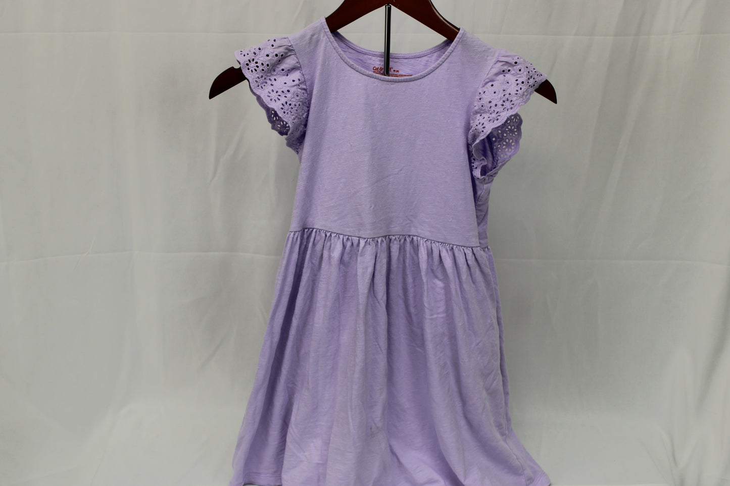 Cat & Jack Knit Jersey Dress, Purple, Girls M