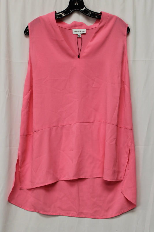 Gibson Latmer Sleeveless Blouse, Pink, Women’s L