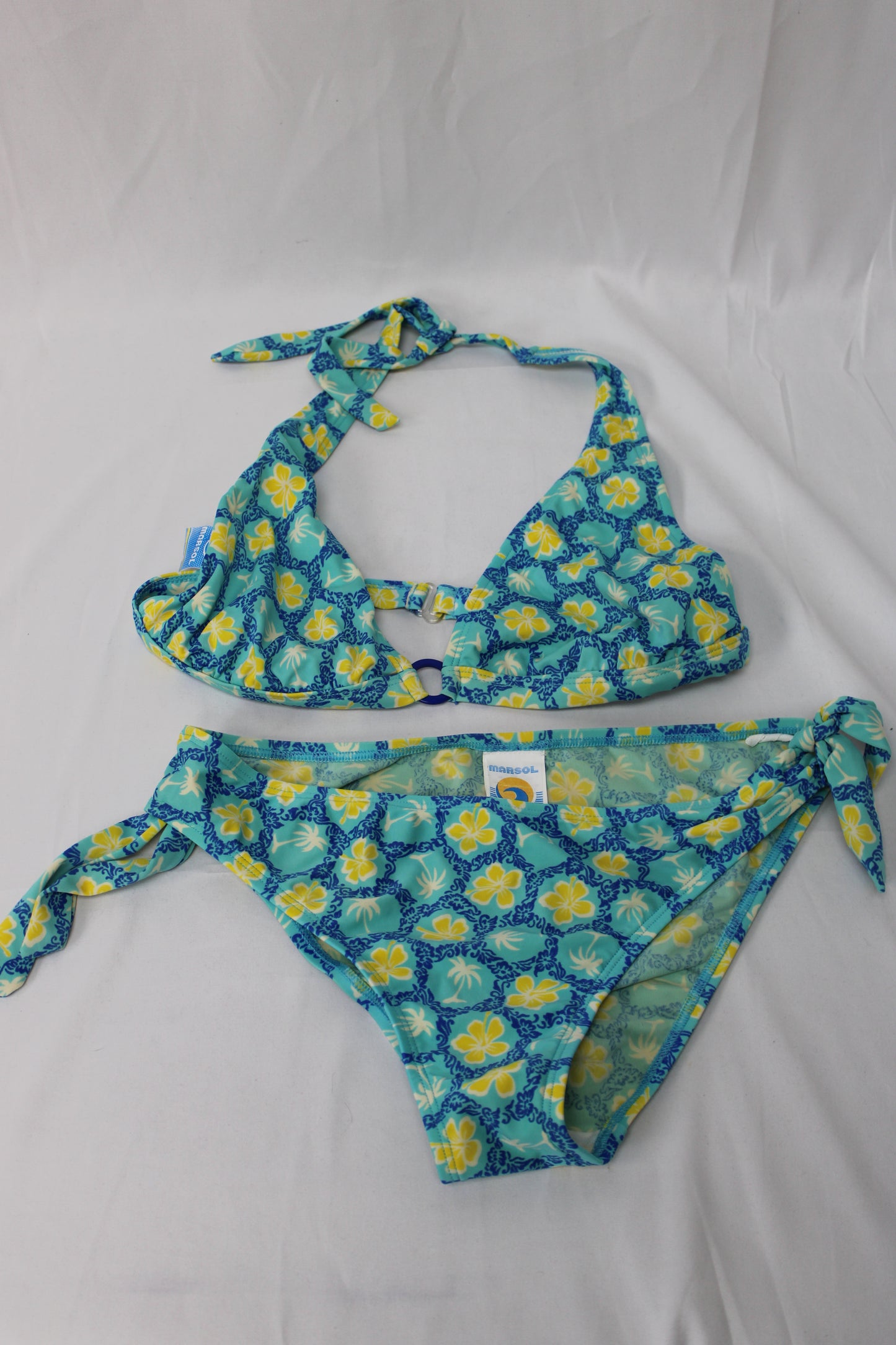 Marsol Two Piece Floral Swimsuit, Women’s L 36