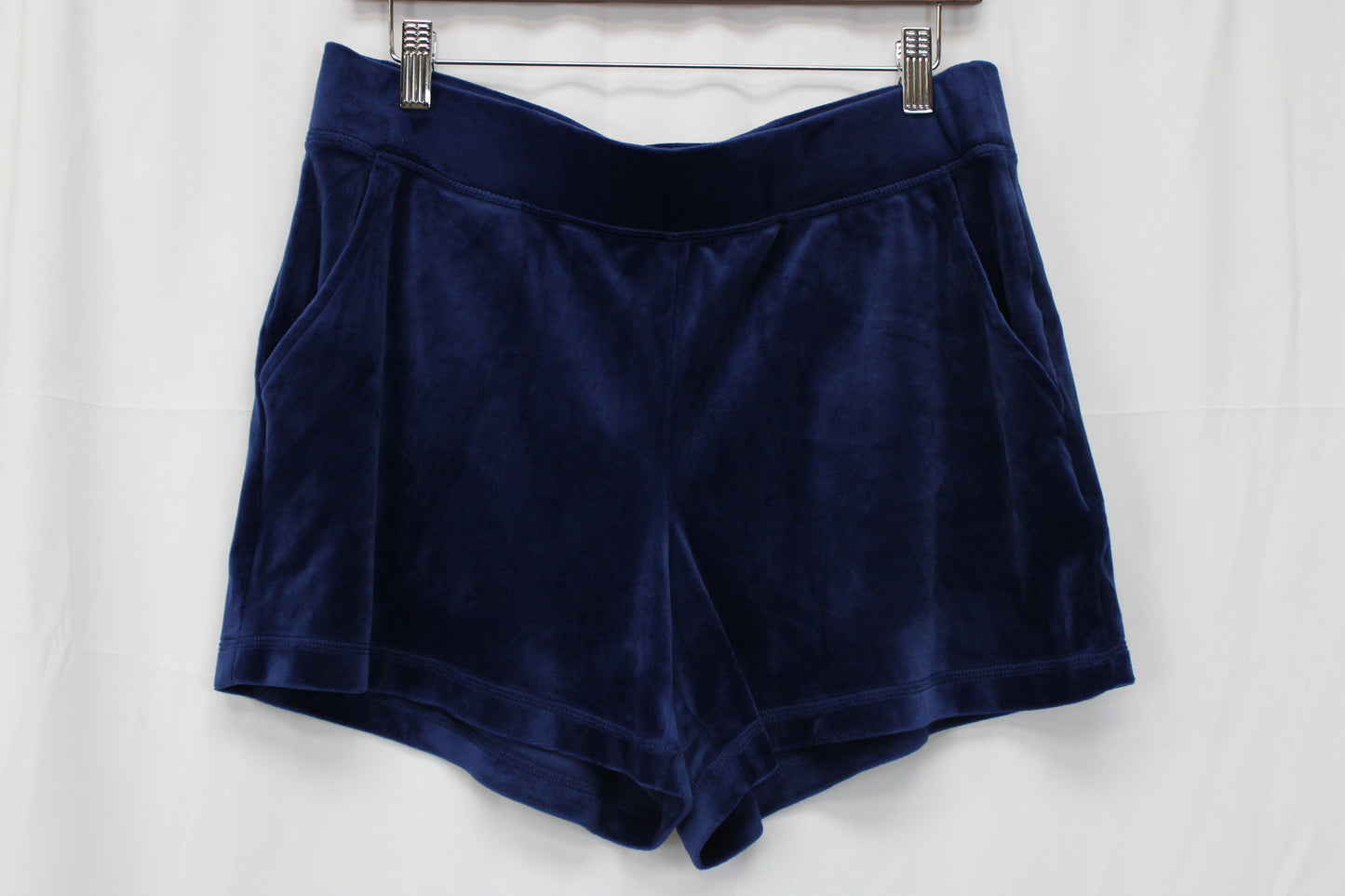 Juicy Couture Velvet Shorts, Blue, Women’s L