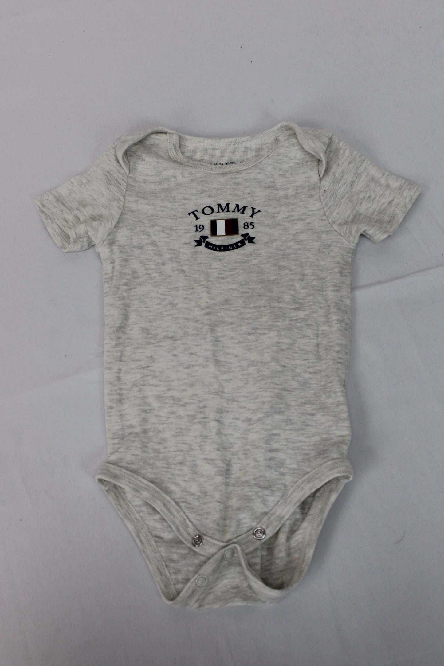 Tommy Hilfiger Onesie, Gray, 12M