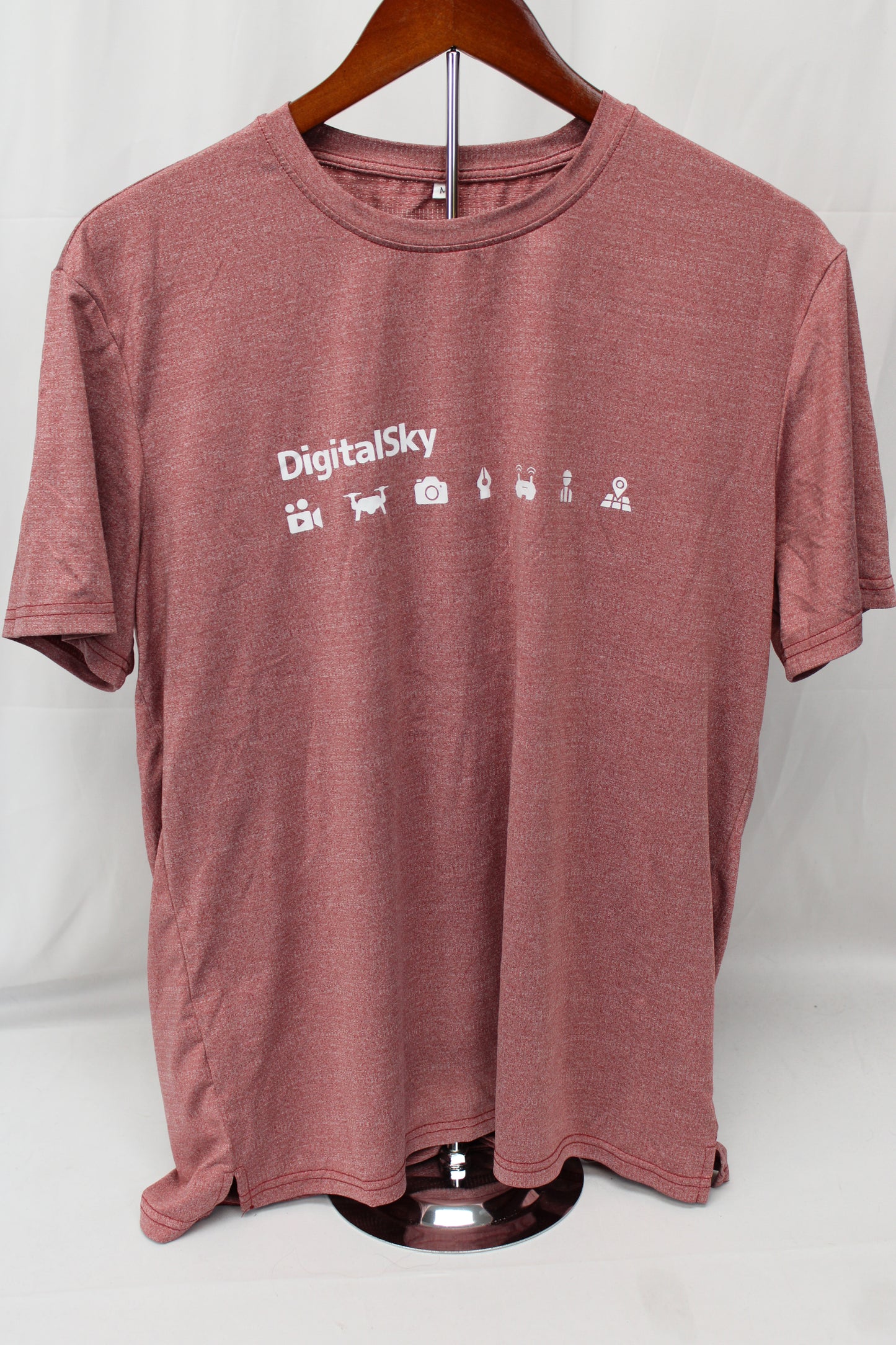 DigitalSky Relaxed T-Shirt, Red, Men’s M