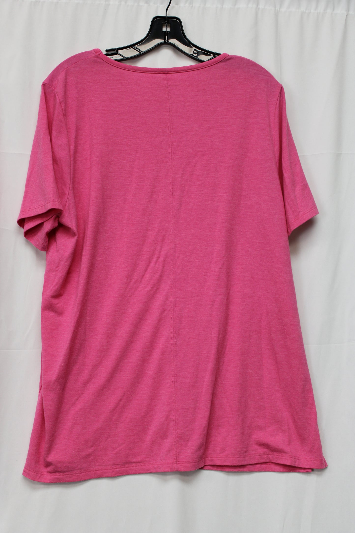 Land’s End Everyday Short Sleeve Shirt, Pink, Women’s XL